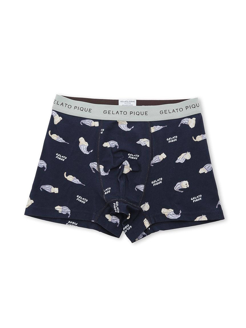 HOMME】sleeping cat 総柄ボクサーパンツ(アンダーウェアー)｜ルーム