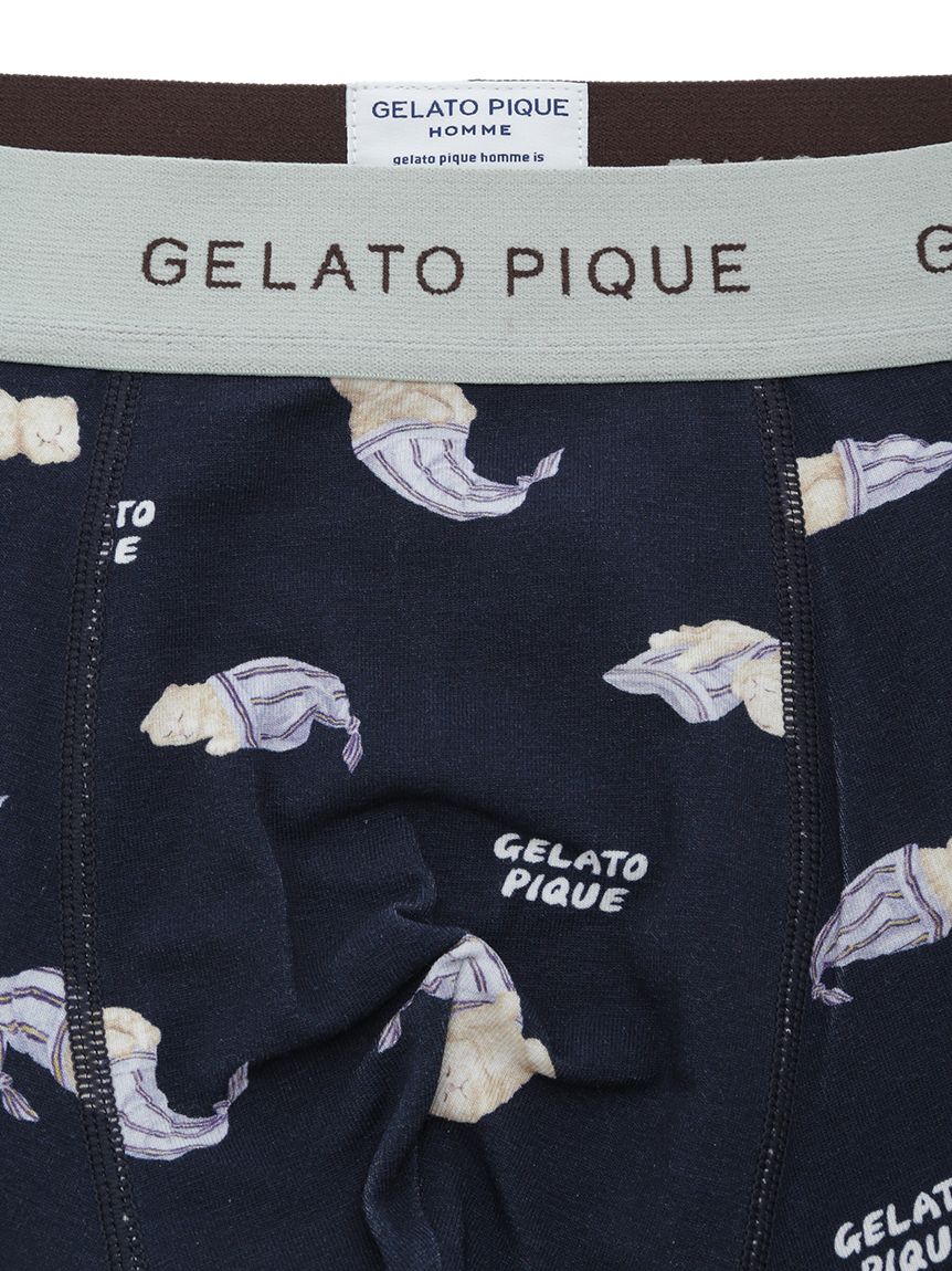 HOMME】sleeping cat 総柄ボクサーパンツ(アンダーウェアー)｜ルーム