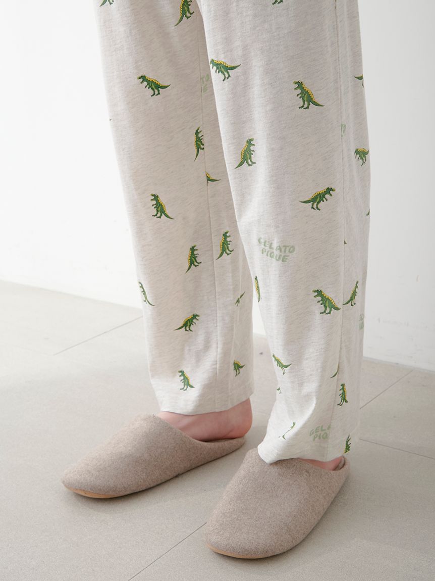 HOMME】スラブダイナソー総柄ロングパンツ(ロングパンツ)｜ルーム