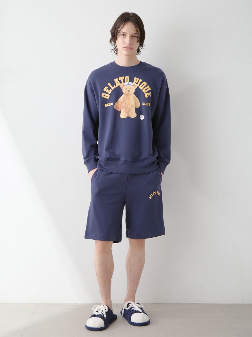 HOMME】スポーティーベア裏毛ハーフパンツ(ハーフパンツ)｜ルーム