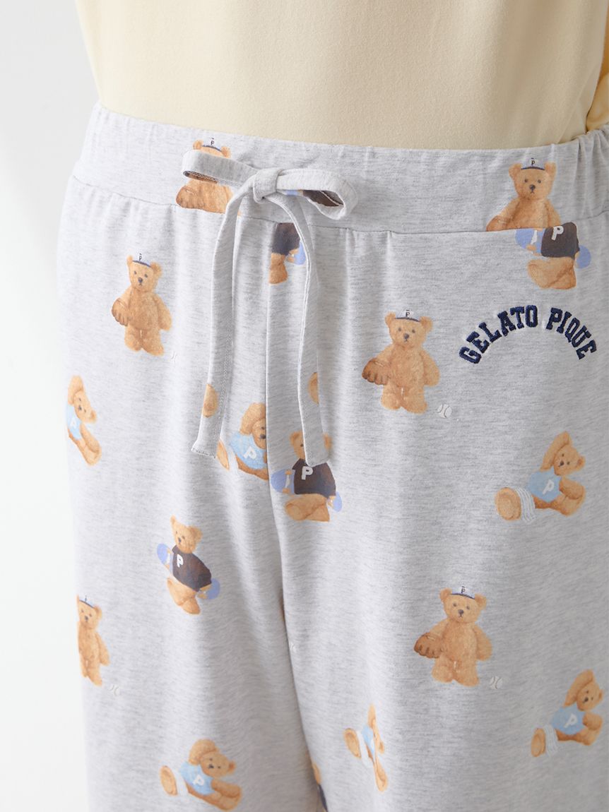 HOMME】スポーティーベア総柄ハーフパンツ(ハーフパンツ)｜ルーム