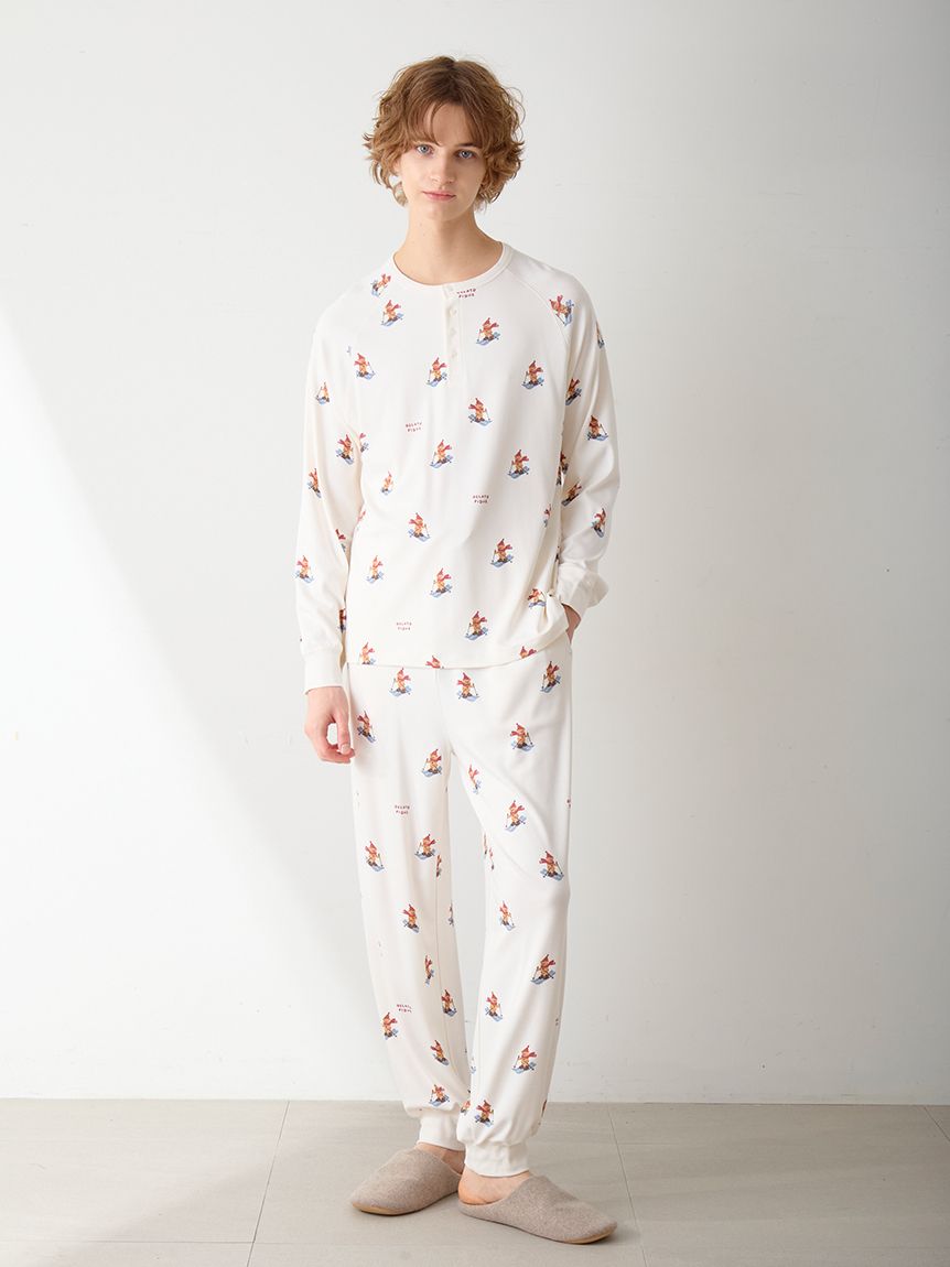 HOLIDAY】【HOMME】スキーベア柄ロングパンツ(ロングパンツ)｜ルーム