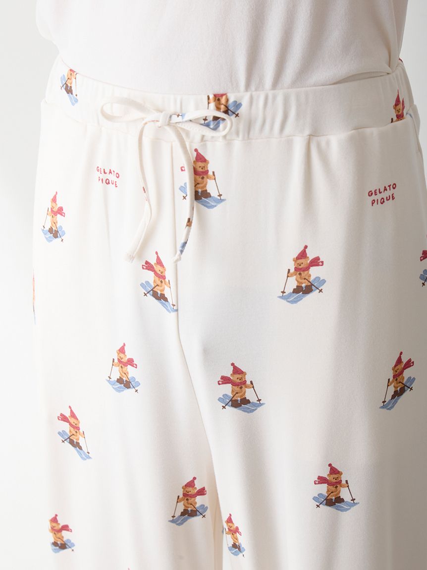 HOLIDAY】【HOMME】スキーベア柄ロングパンツ(ロングパンツ)｜ルーム