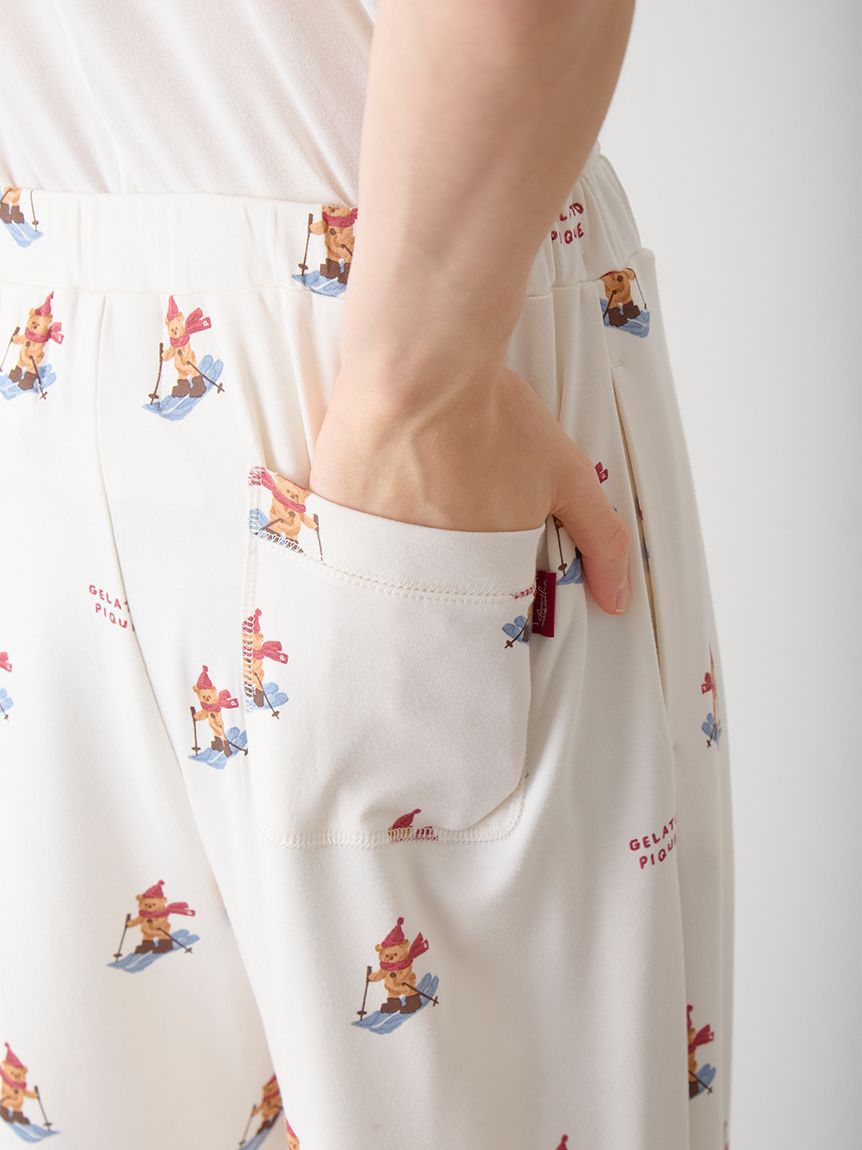 HOLIDAY】【HOMME】スキーベア柄ロングパンツ(ロングパンツ)｜ルーム