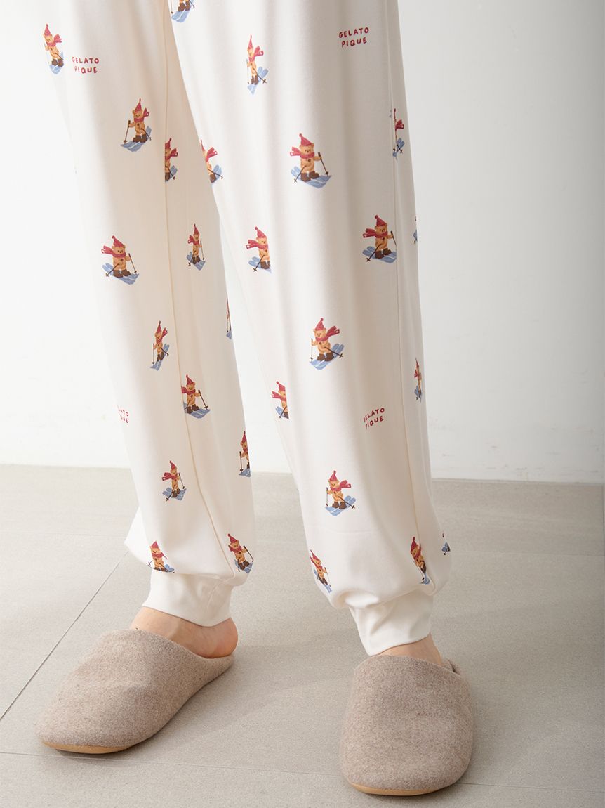 HOLIDAY】【HOMME】スキーベア柄ロングパンツ(ロングパンツ)｜ルーム