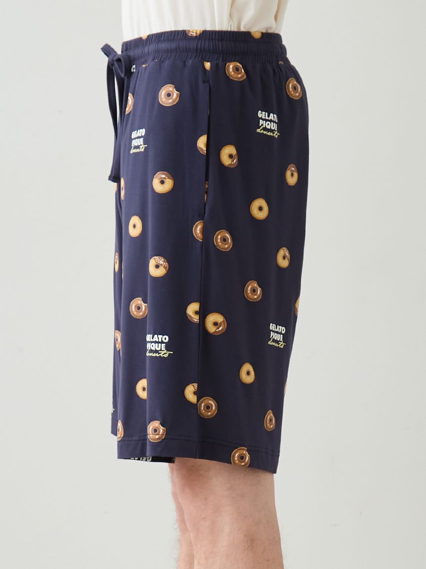 HOMME】ドーナツ総柄ハーフパンツ(ハーフパンツ)｜ルームウェア