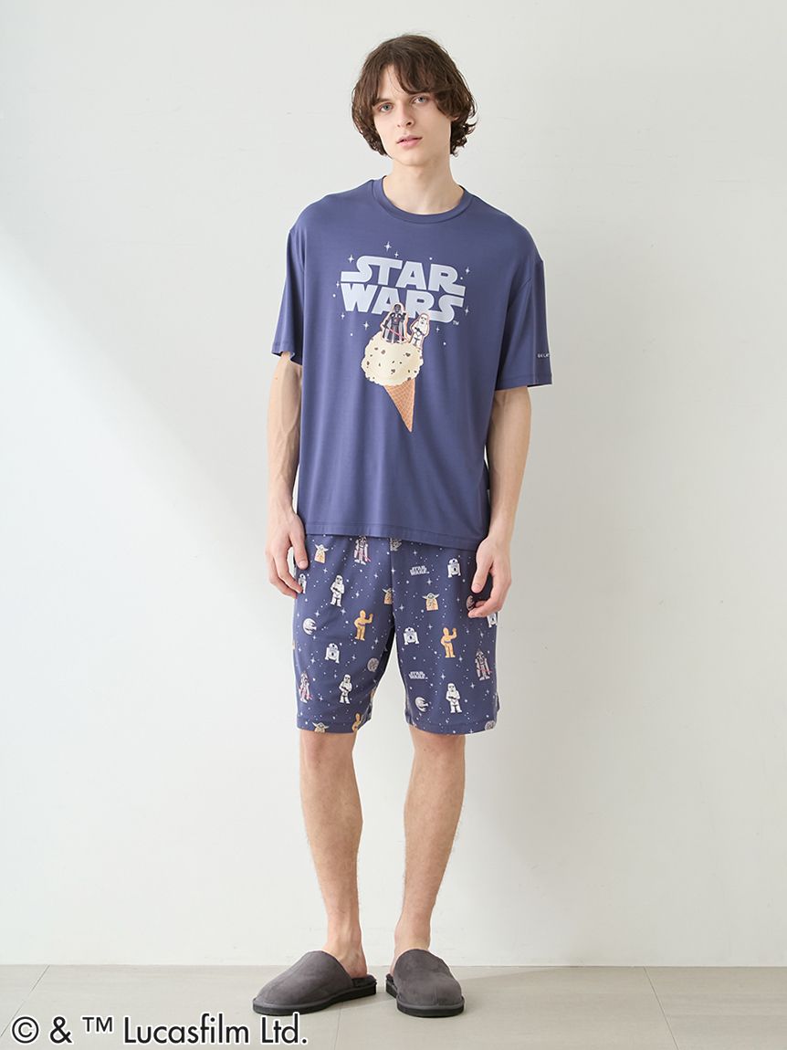 STAR WARS】【メンズ】総柄ハーフパンツ(ハーフパンツ)｜ルームウェア