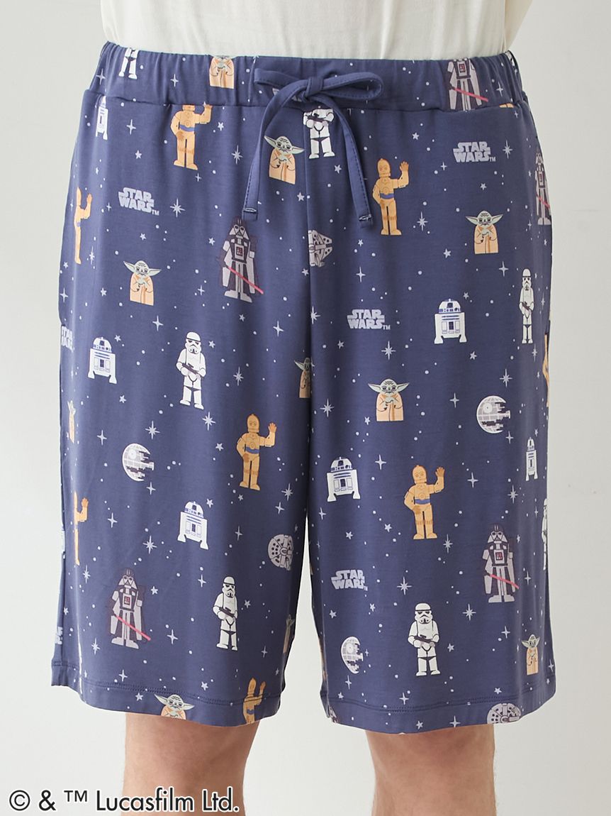 STAR WARS】【メンズ】総柄ハーフパンツ(ハーフパンツ)｜ルームウェア