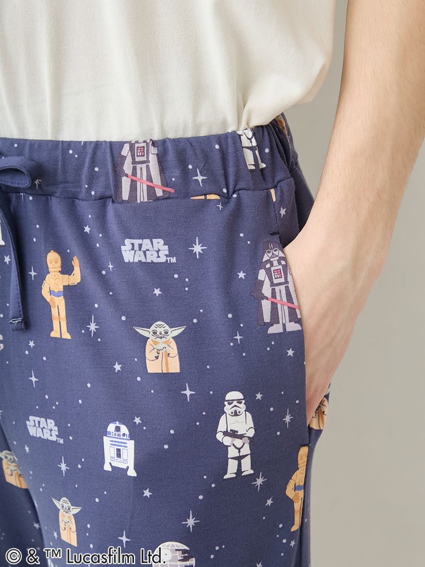 STAR WARS】【メンズ】総柄ハーフパンツ(ハーフパンツ)｜ルームウェア