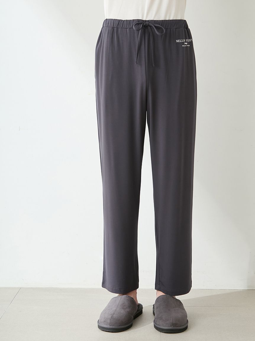 HOMME】【接触冷感】COOLレーヨンロゴロングパンツ(ロングパンツ