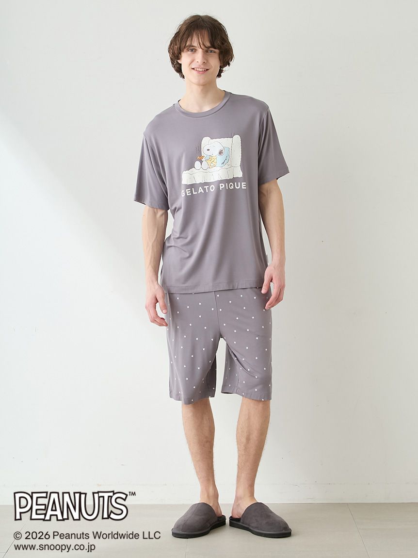 PEANUTS】【HOMME】【接触冷感】ハーフパンツ(ハーフパンツ)｜ルーム