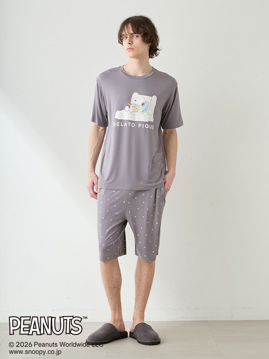 PEANUTS】【HOMME】【接触冷感】ハーフパンツ(ハーフパンツ)｜ルーム