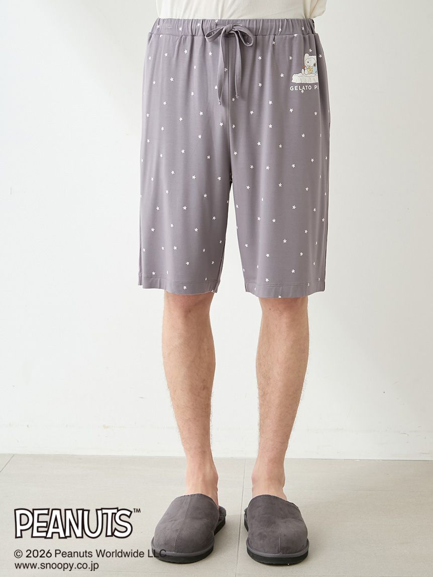 PEANUTS】【HOMME】【接触冷感】ハーフパンツ(ハーフパンツ)｜ルーム