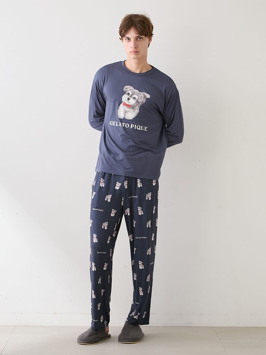 オフィシャルサイト・MASH STORE限定】【HOMME】ボウタイDOG柄ロング