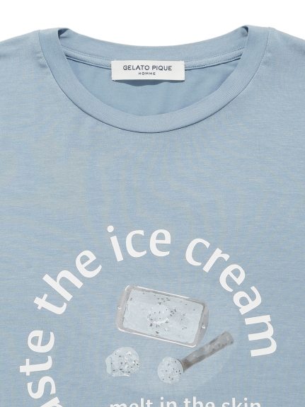 Gelato Pique Homme レーヨンロゴｔシャツ カットソー Tシャツ ルームウェア パジャマ通販のgelato Pique Homme ジェラートピケ オム 公式サイト