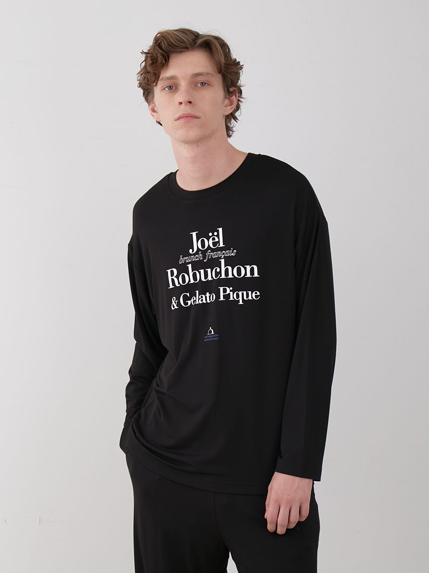 JOEL ROBUCHON】【HOMME】レーヨンロゴロンT(カットソー・Tシャツ 