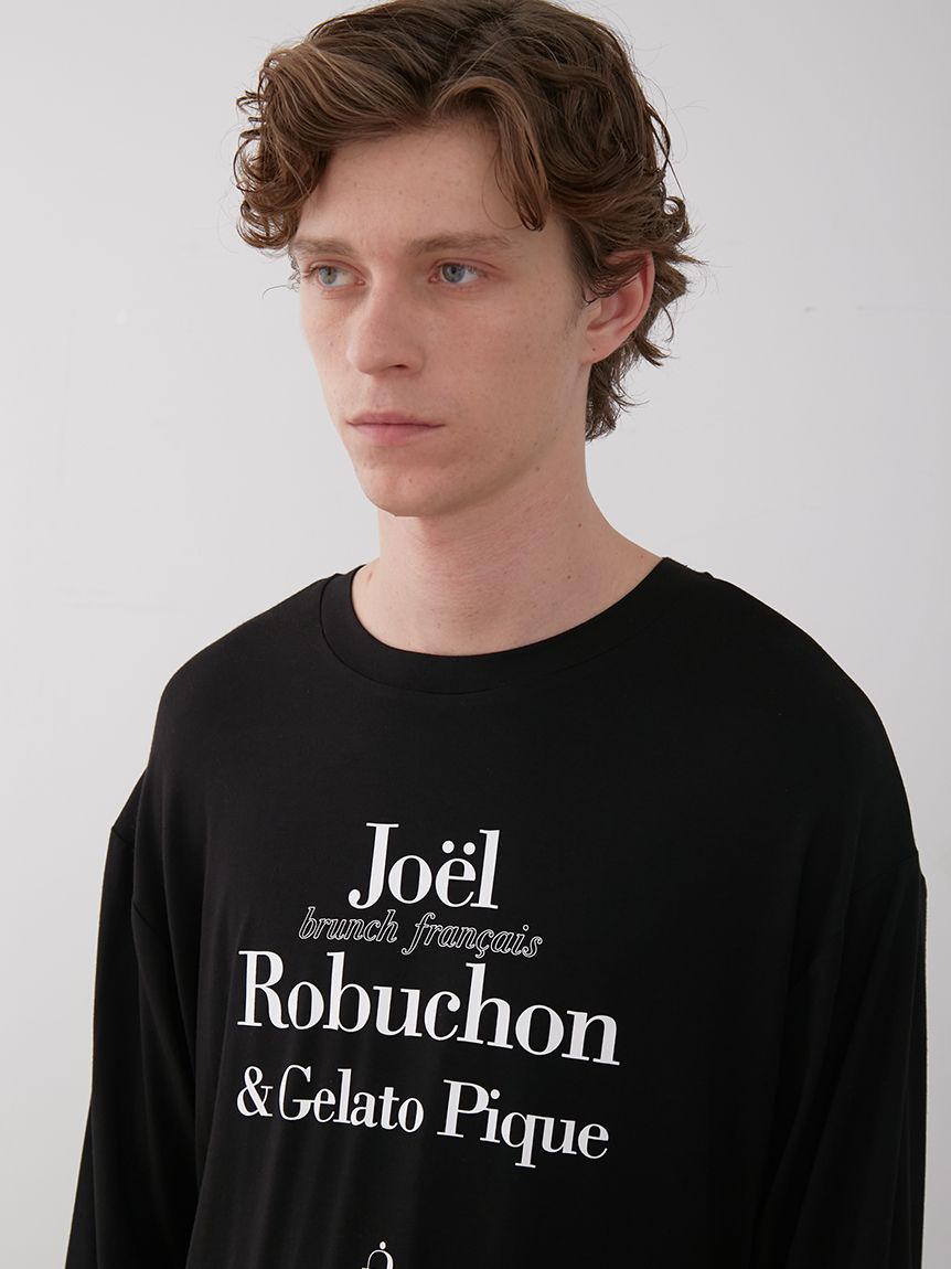 JOEL ROBUCHON】【HOMME】レーヨンロゴロンT(カットソー・Tシャツ