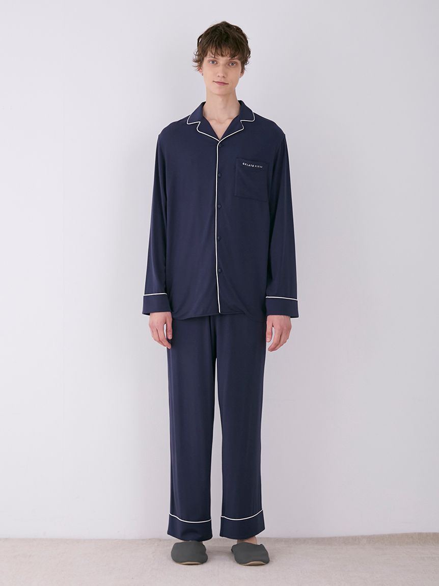 HOMME】パイピングシャツ(シャツ)｜ルームウェア・パジャマ通販の