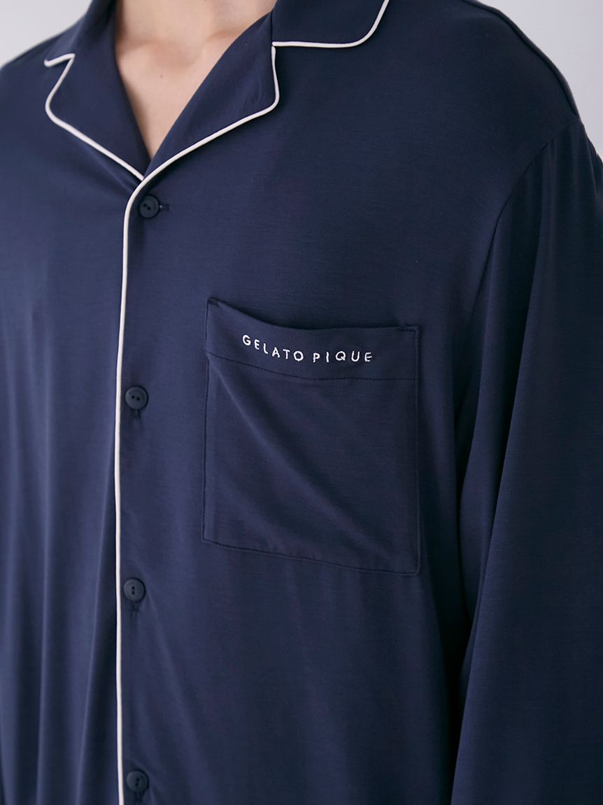ジェラートピケオム　パイピングシャツ gelato pique｜【HOMME】パイピングシャツ | Rakuten Fashion