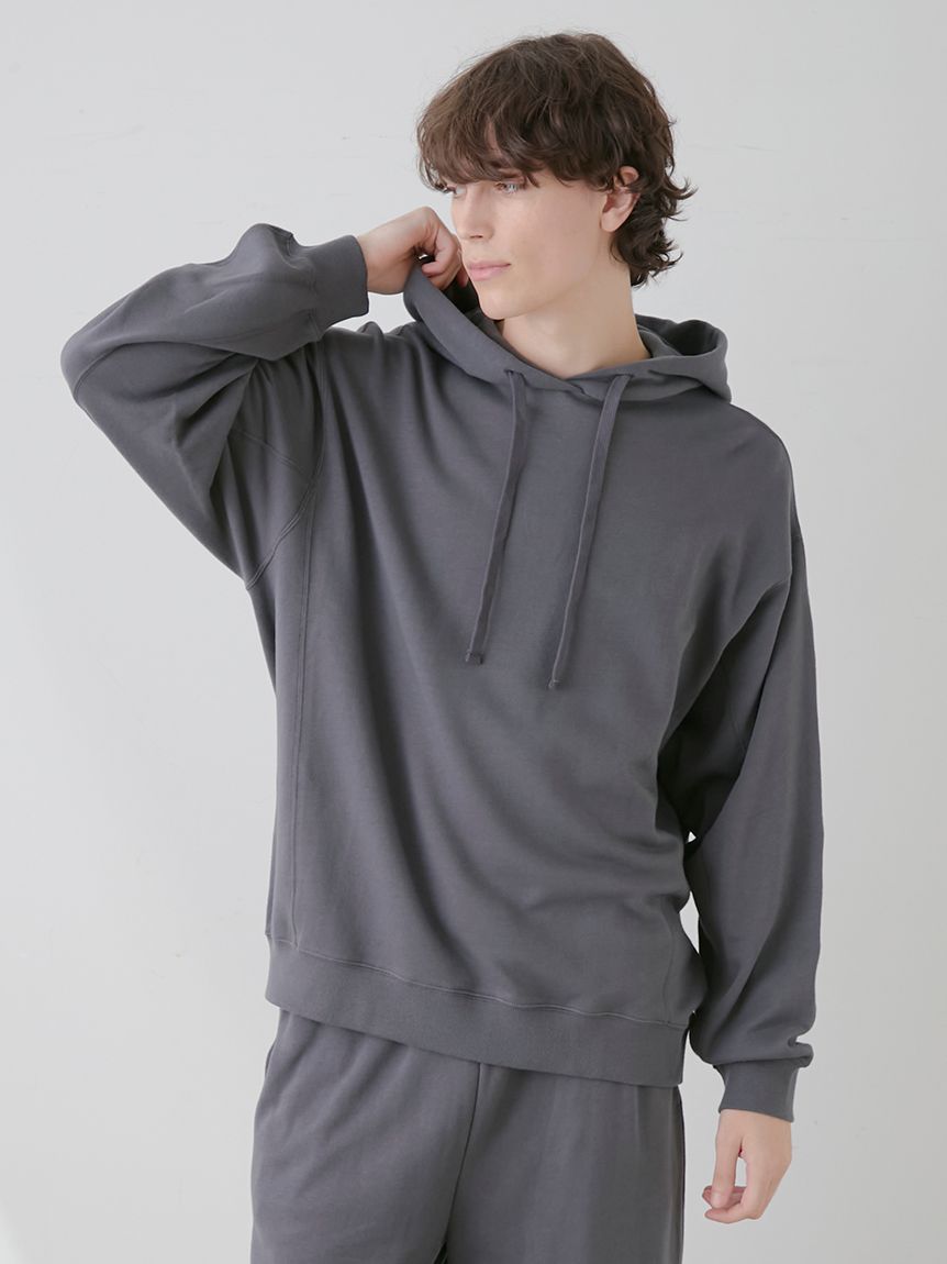 HOMME】ロゴ裏毛パーカ(パーカ)｜ルームウェア・パジャマ通販の