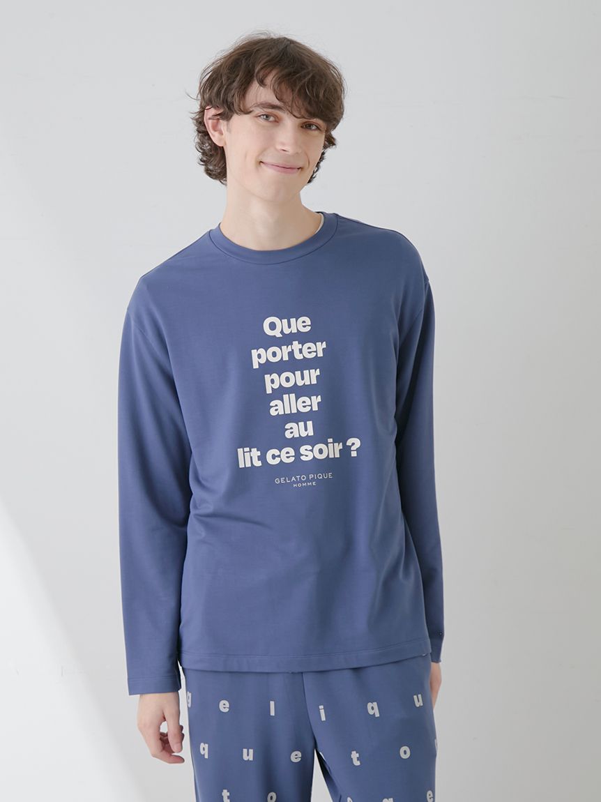 HOMME】ホットファブリックインレイロンT(カットソー・Tシャツ