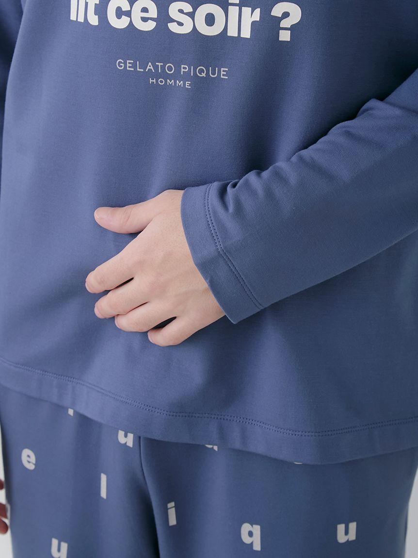 HOMME】ホットファブリックインレイロンT(カットソー・Tシャツ