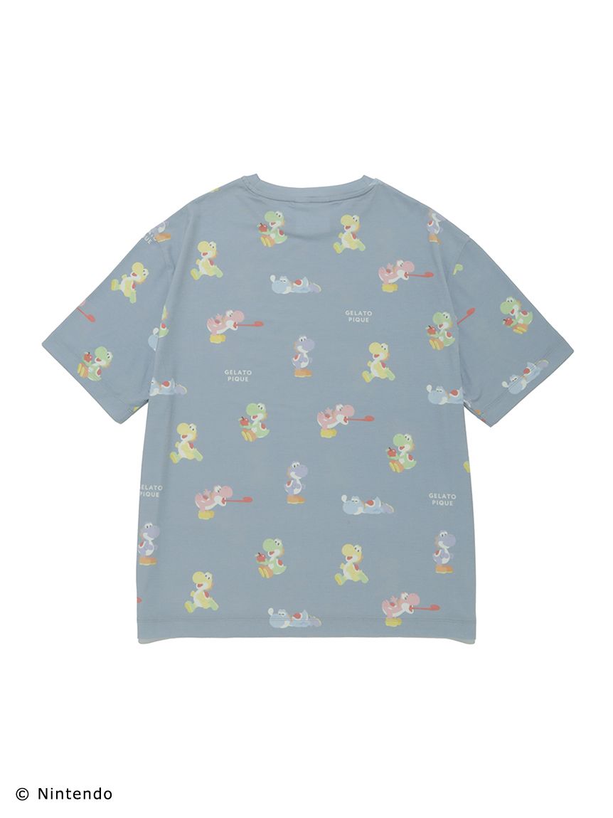 スーパーマリオ】【メンズ】 キノピオ＆ヨッシーTシャツ