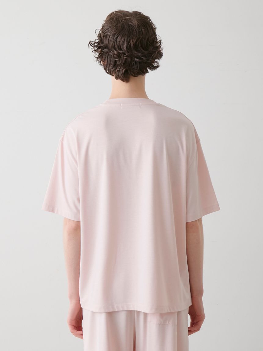 HOMME】【接触冷感】レーヨンアイスクリームソーダTシャツ