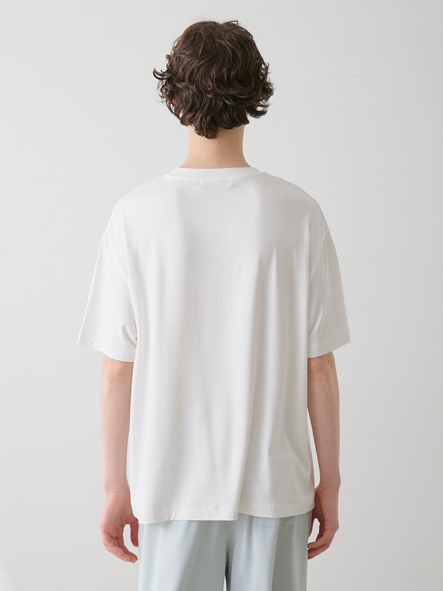 HOMME】【接触冷感】レーヨン夏祭りプリントTシャツ&トハーフ