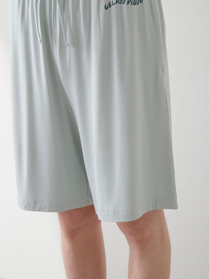 HOMME】【接触冷感】レーヨン夏祭りプリントTシャツ&トハーフ