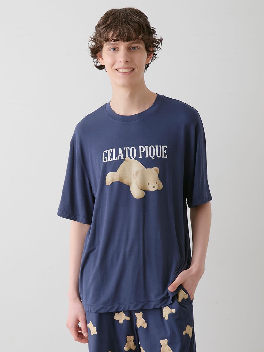 大人気!! gelato pique 接触冷感 プルオーバー&ハーフパンツ SET ジェラートピケ gelato pique 【COOL COLLECTION】【接触冷感