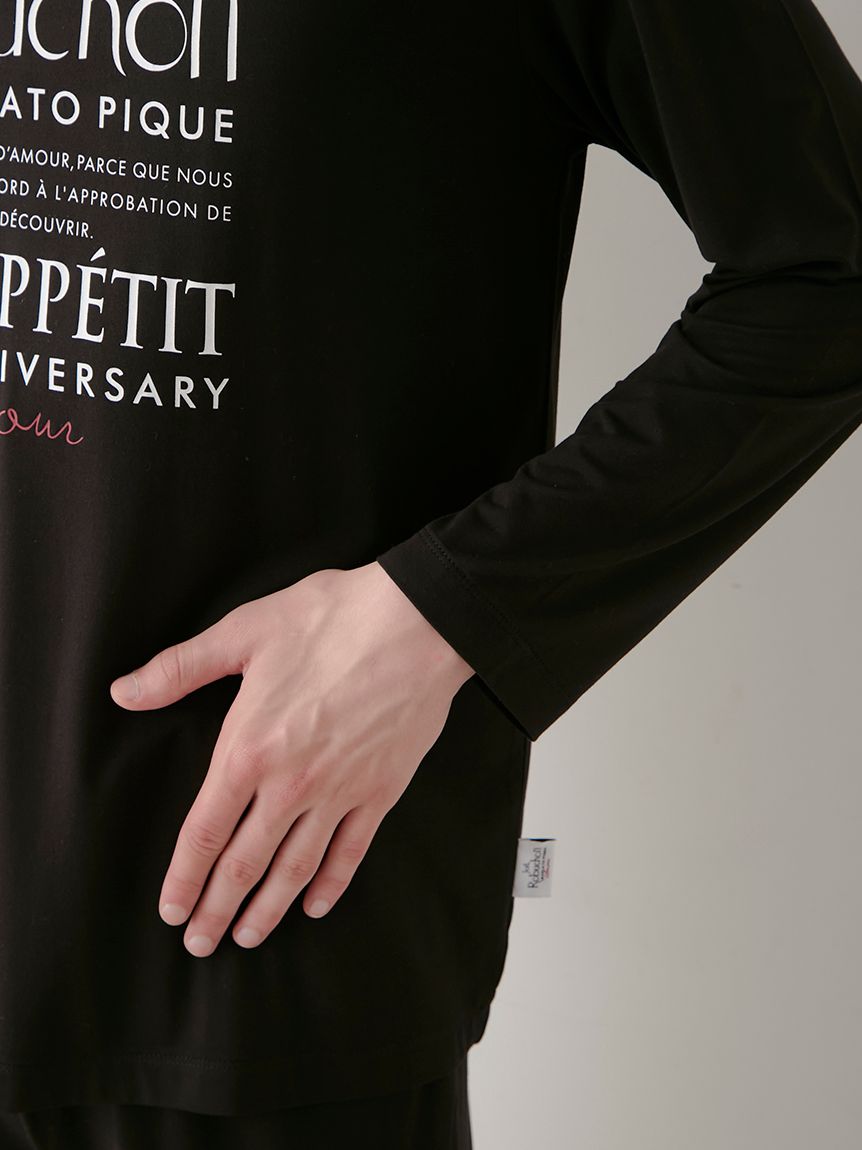 ジョエルロブション レーヨンロゴTシャツ&ハフパンツ JOEL ROBUCHON