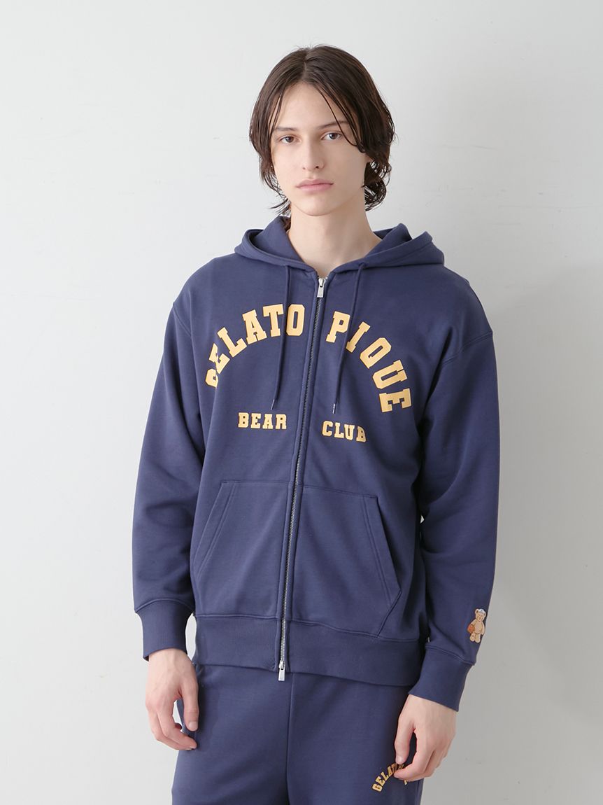 HOMME】スポーティーベア裏毛パーカ(パーカ)｜ルームウェア・パジャマ