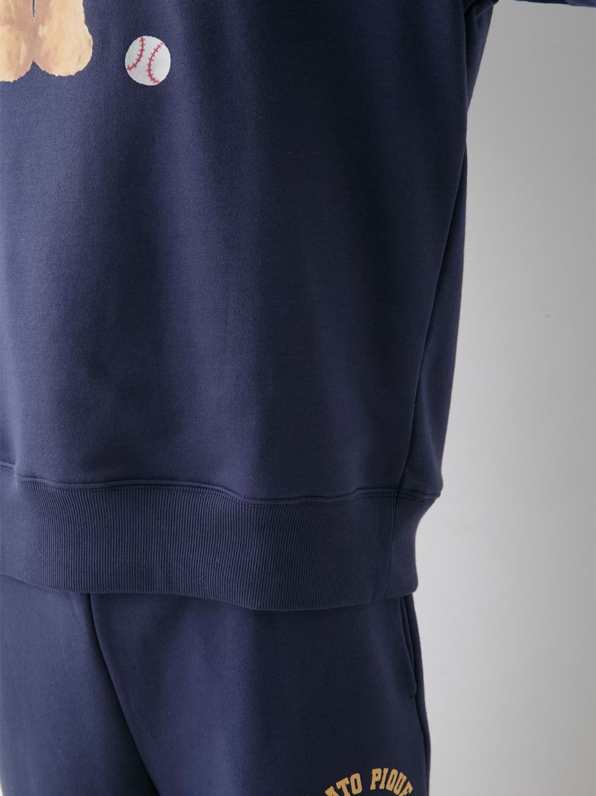 HOMME】スポーティーベア裏毛プルオーバー(カットソー・Tシャツ