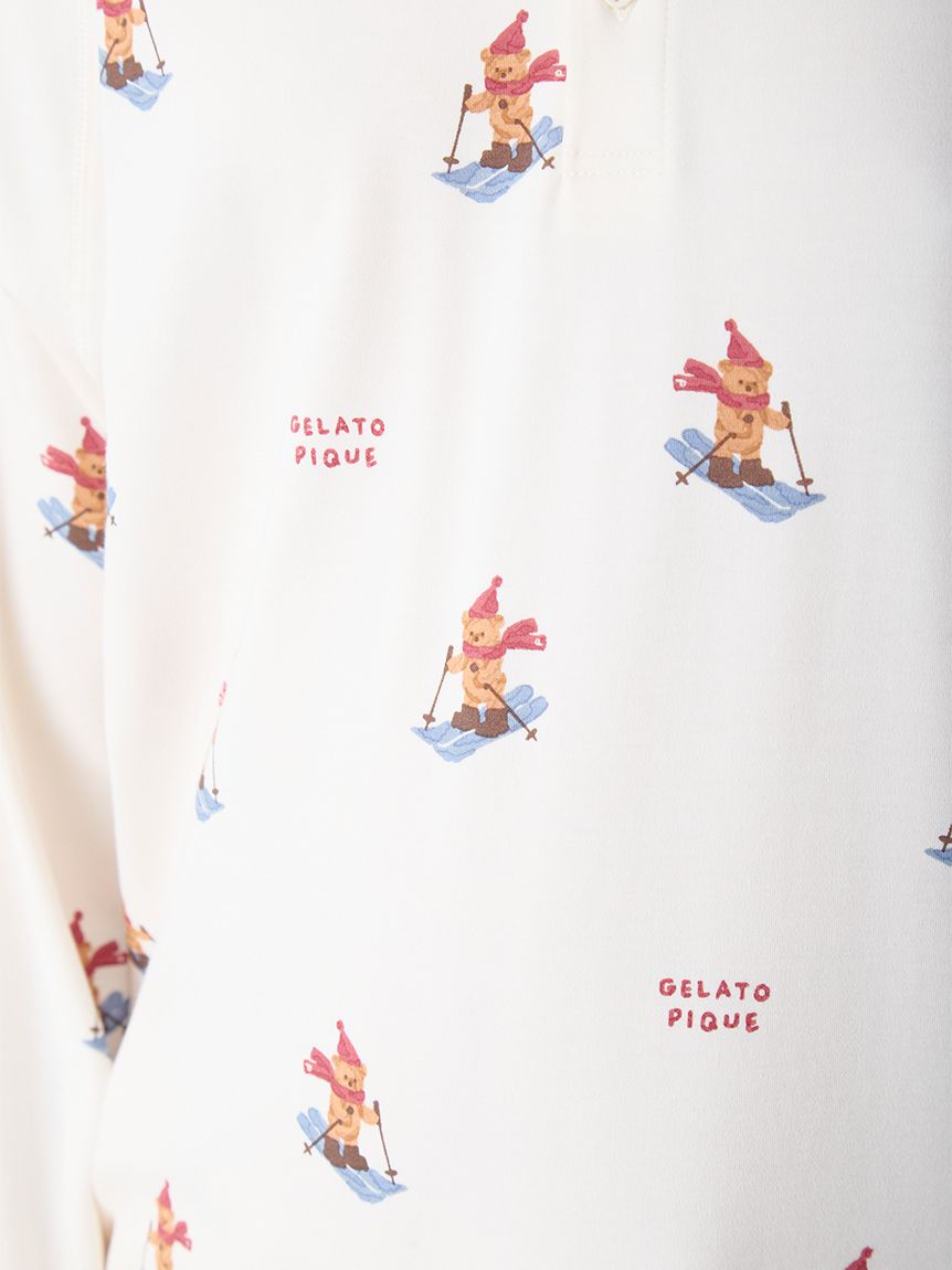 HOLIDAY】【HOMME】スキーベア柄ロンT(カットソー・Tシャツ)｜ルーム