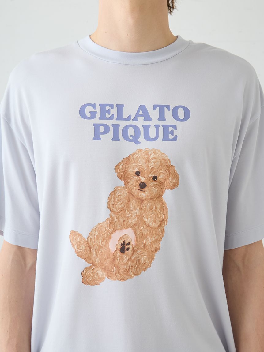 HOMME】ドッグワンポイントTシャツ(カットソー・Tシャツ)｜ルーム