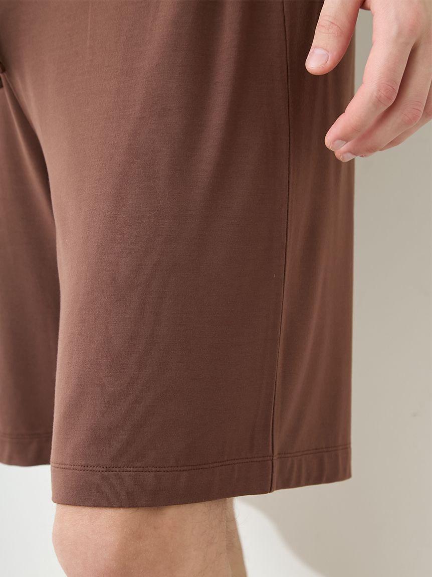 ONLINE限定】【HOMME】【接触冷感】プリンワンポイントTシャツ&ハーフ