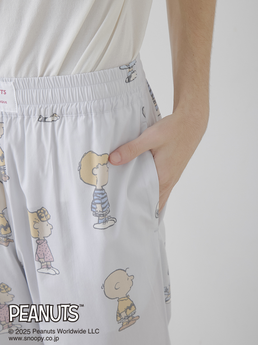 PEANUTS】【HOMME】総柄ロングパンツ(ロングパンツ)|ルーム PEANUTS】【HOMME】総柄ロングパンツ(ロングパンツ)|ルーム