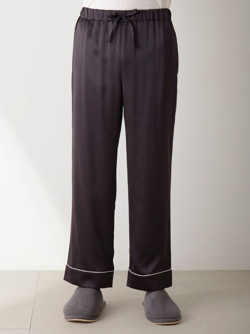 JOEL ROBUCHON】【HOMME】サテンロングパンツ(ロングパンツ)｜ルーム