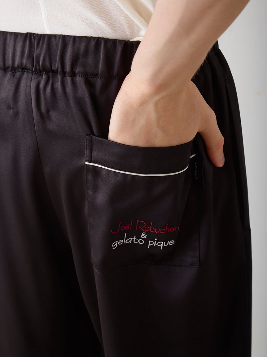 JOEL ROBUCHON】【HOMME】サテンロングパンツ(ロングパンツ)｜ルーム