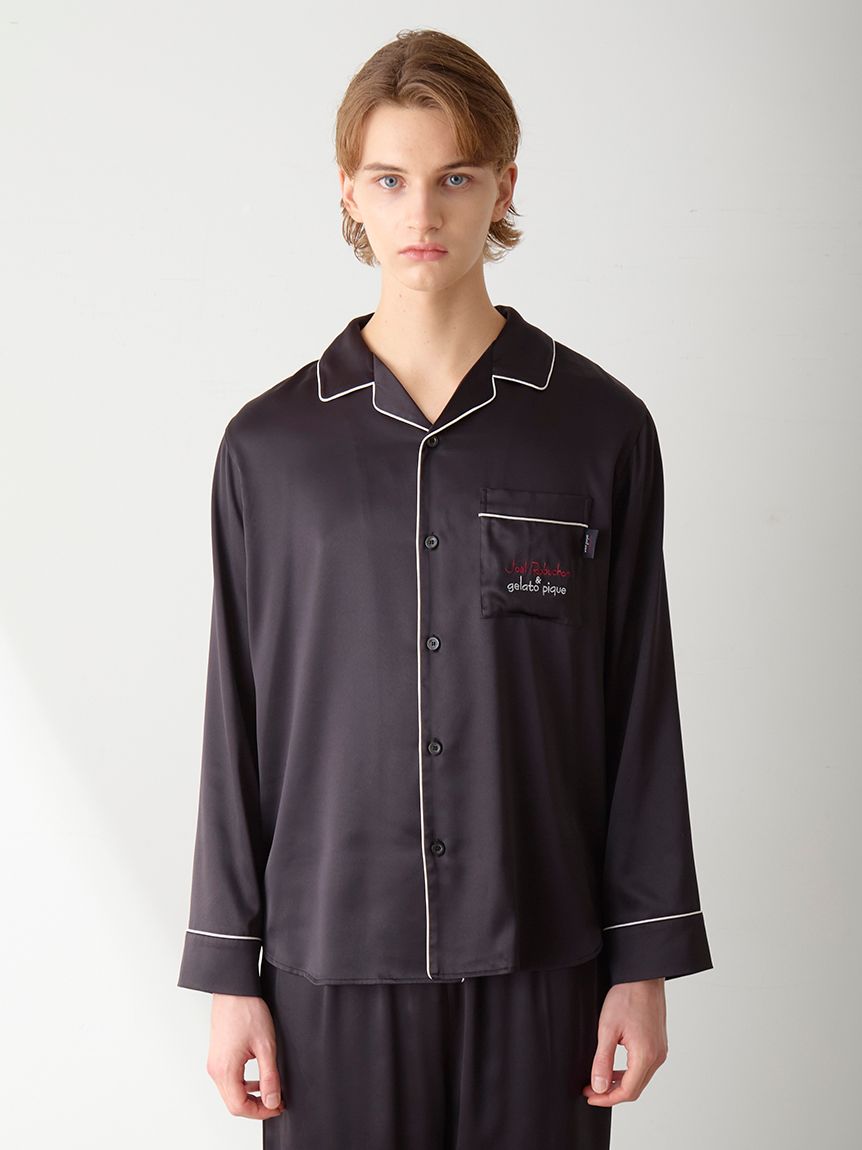 JOEL ROBUCHON】【HOMME】サテンシャツ(シャツ)｜ルームウェア