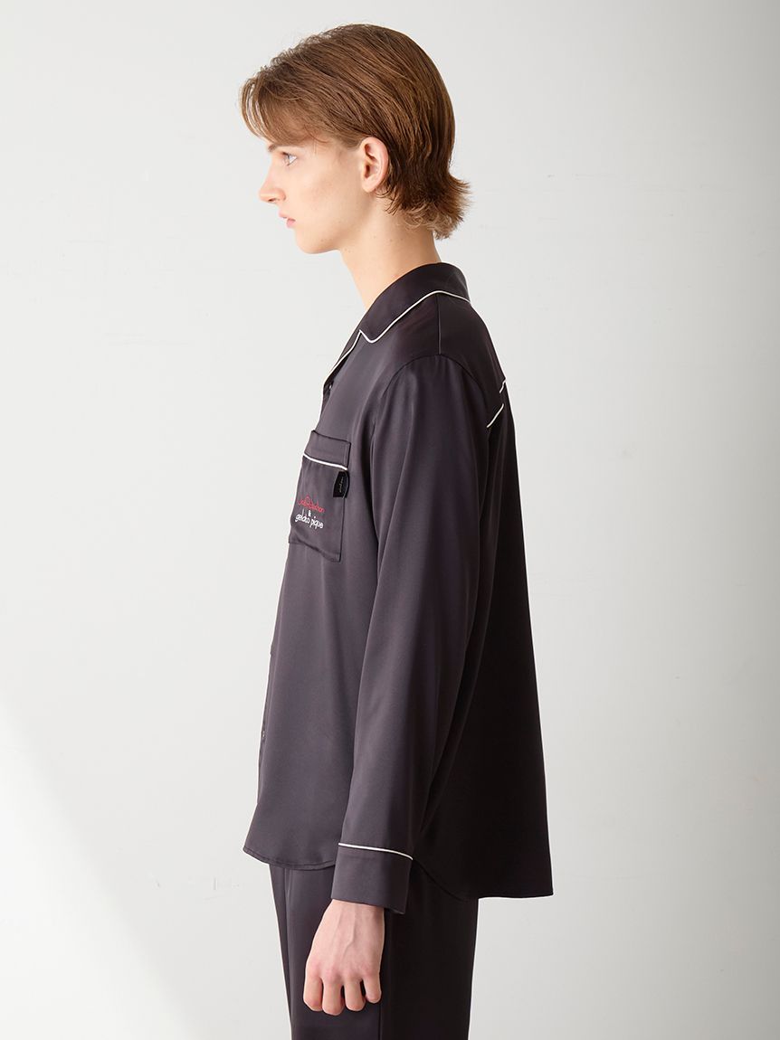 JOEL ROBUCHON】【HOMME】サテンシャツ(シャツ)｜ルームウェア