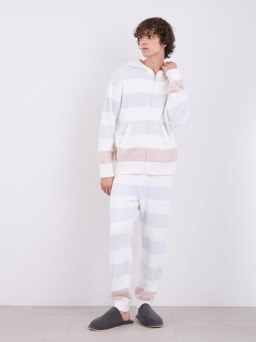 HOMME】ベビモコボーダーパンツ(ロングパンツ)｜ルームウェア・パジャマ通販のGELATO PIQUE HOMME（ジェラートピケ オム） 公式サイト