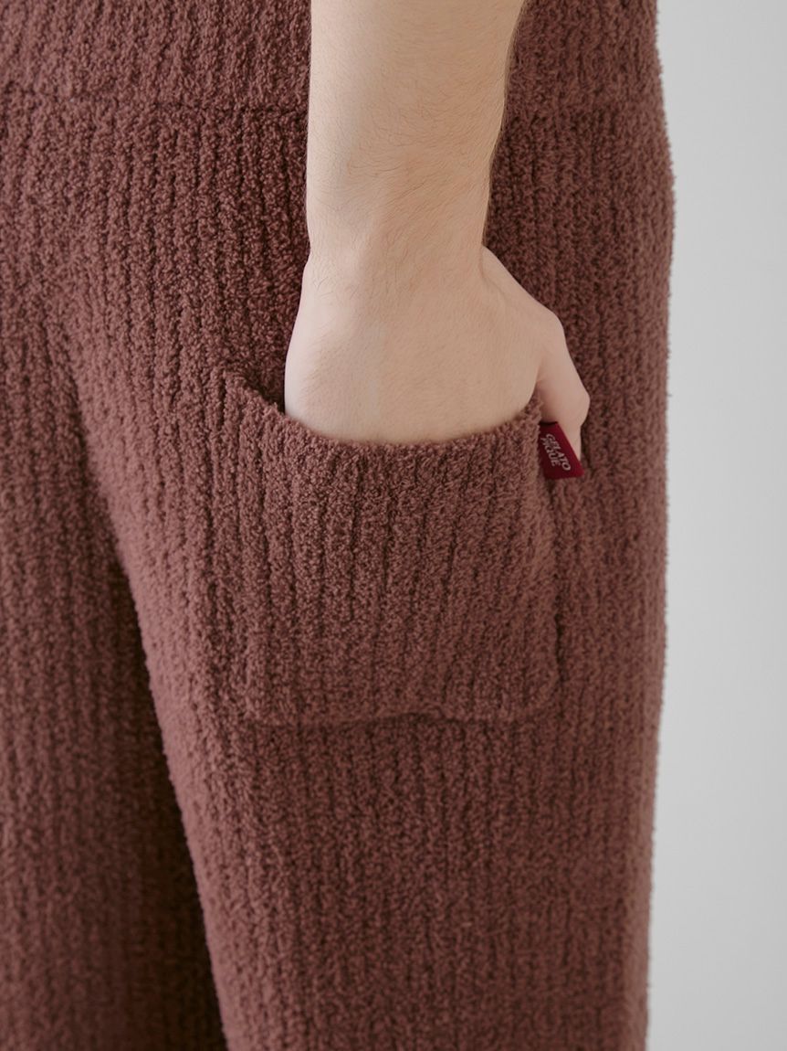 セール】【HOMME】ベビモコベア刺繍リブロングパンツ（ルーム