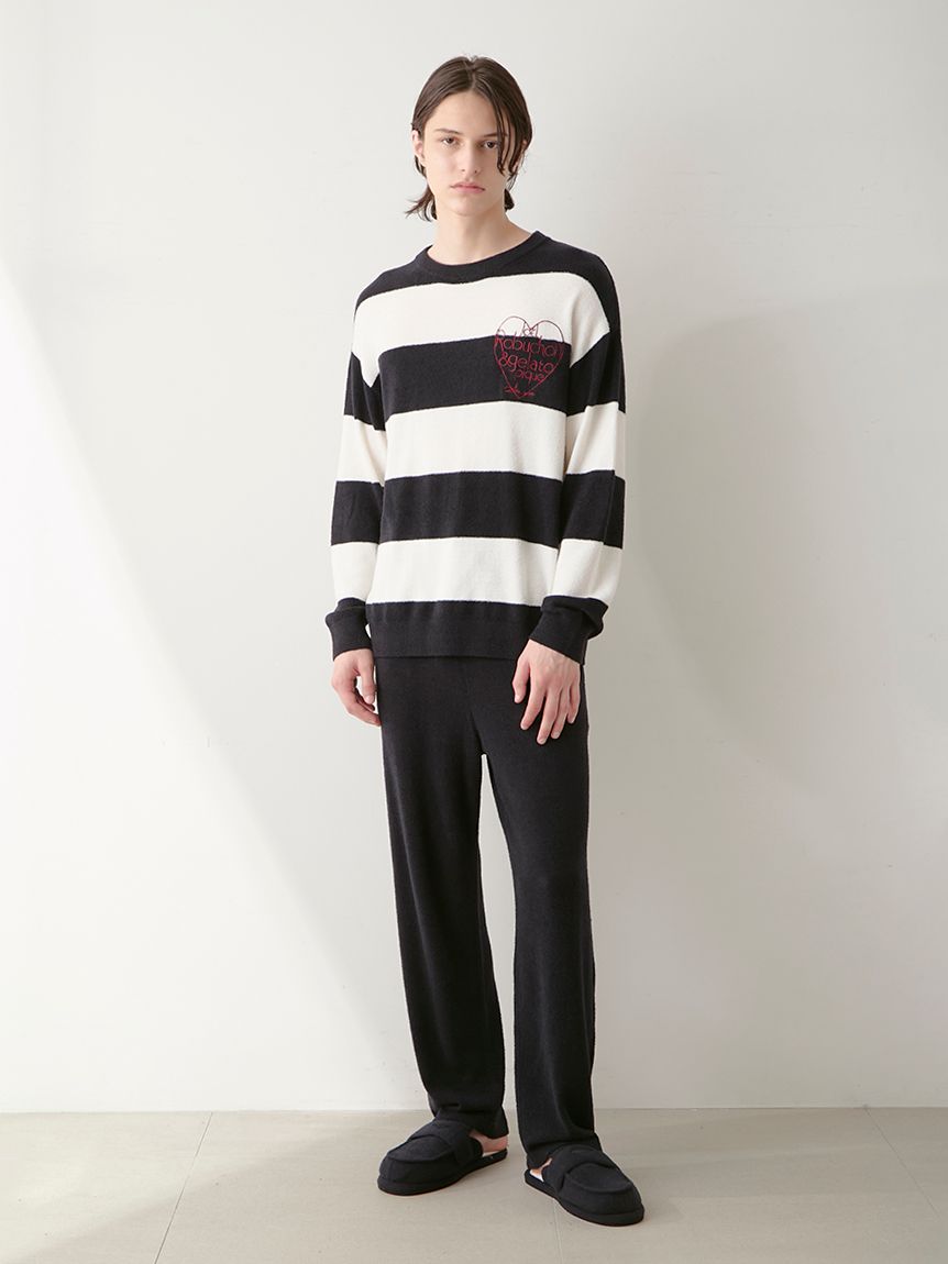 JOEL ROBUCHON】【HOMME】スムーズィーシルクロングパンツ