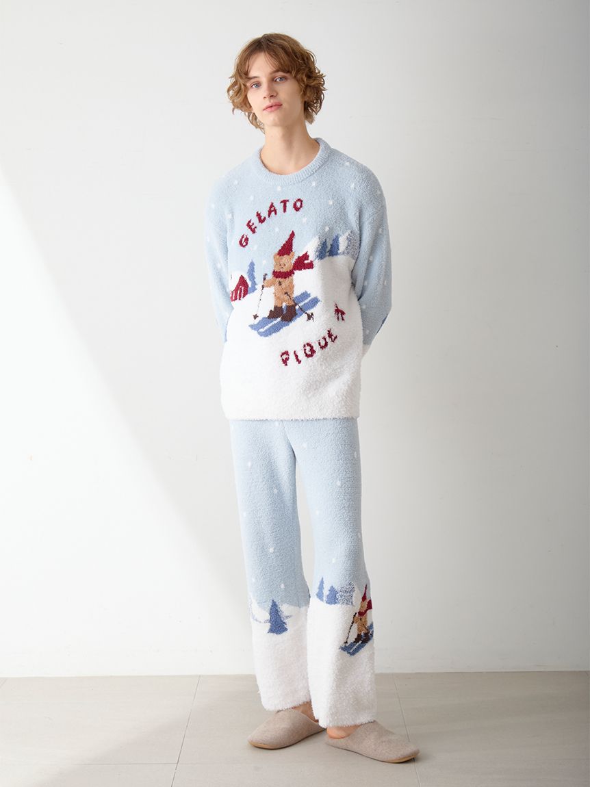 HOLIDAY】【HOMME】スキーベアジャガードロングパンツ(ロングパンツ