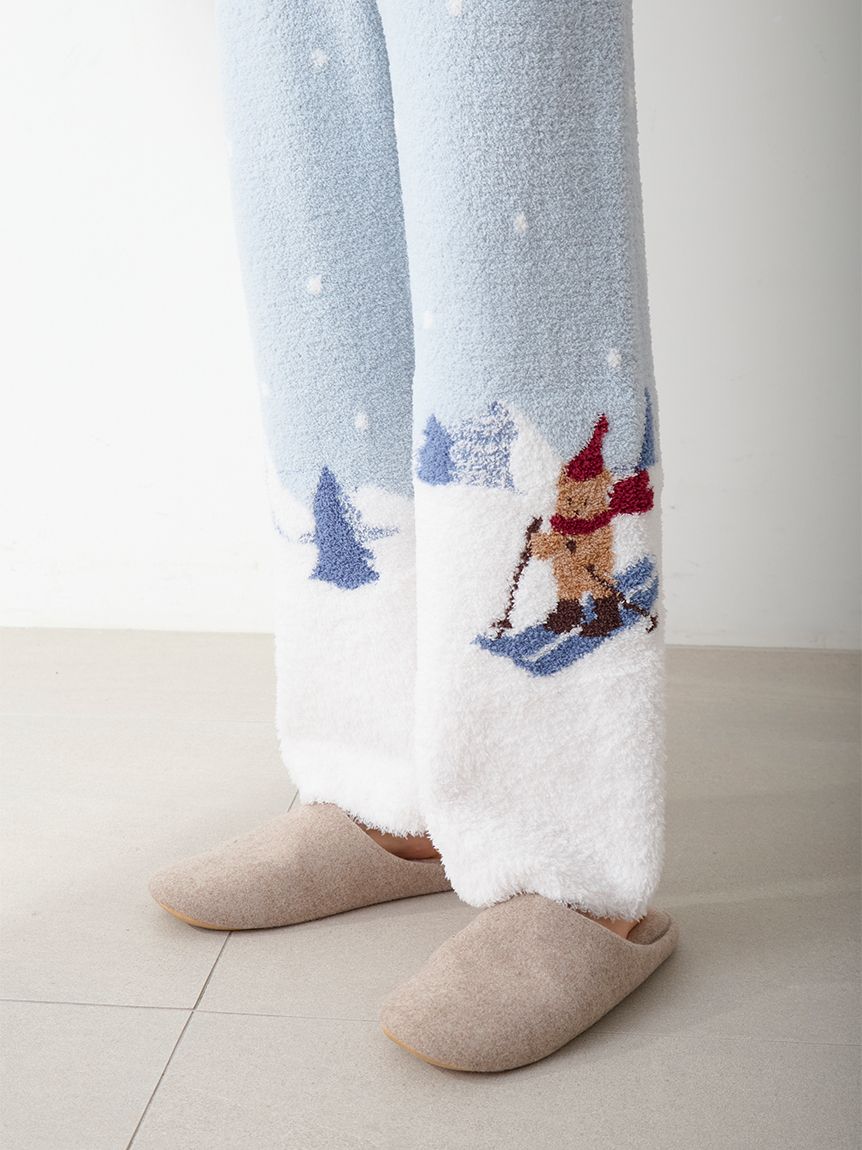 HOLIDAY】【HOMME】スキーベアジャガードロングパンツ(ロングパンツ