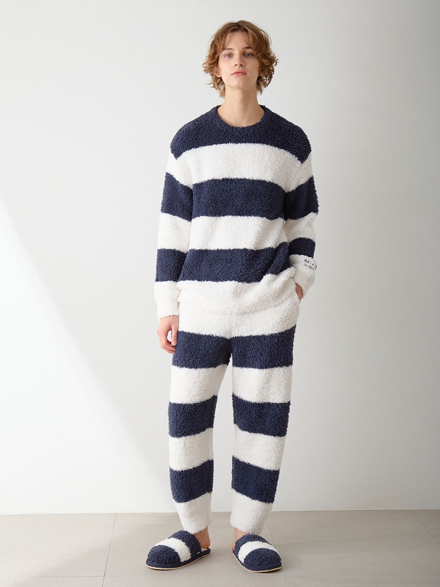 HOMME】ジェラート2ボーダーロングパンツ(ロングパンツ)｜ルームウェア