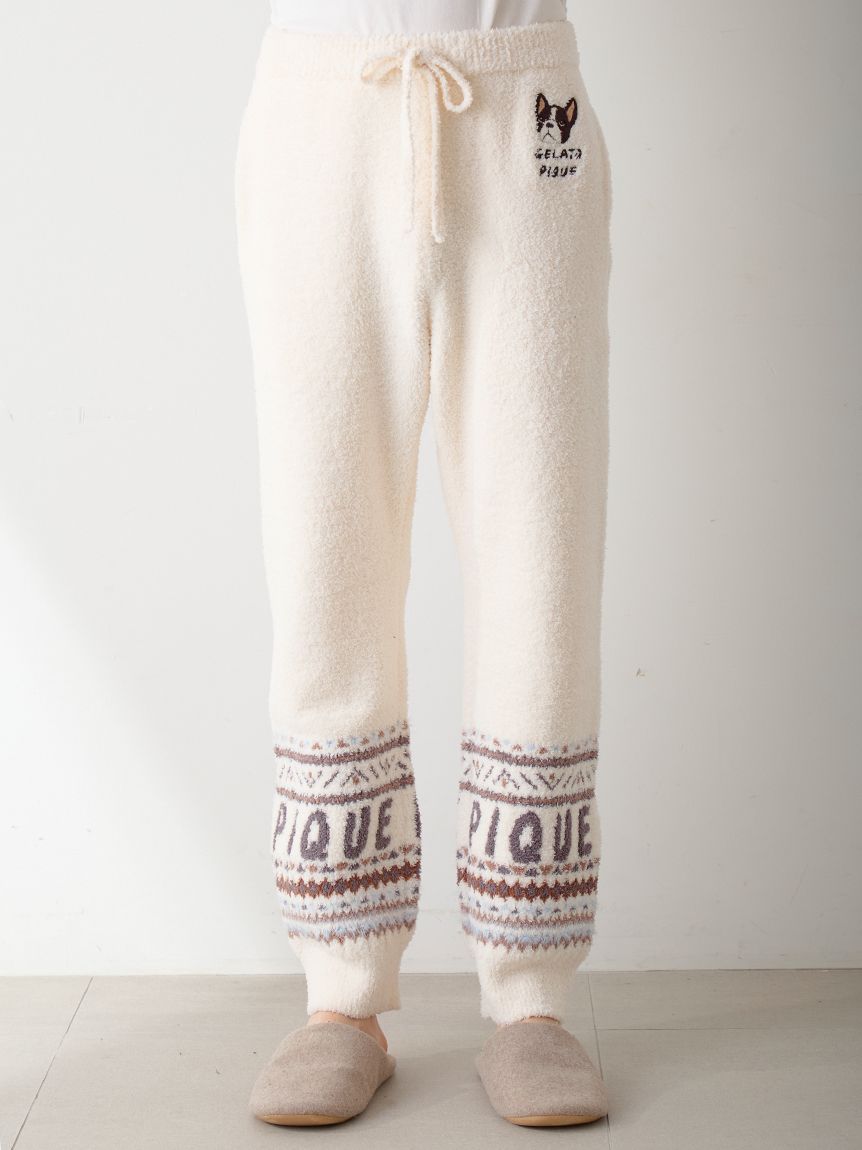 う*ん様 gelato pique パウダーベア刺繍ボーダーロングパンツ ベージ 楽天市場】ジェラートピケ gelato pique はちみつベア柄ロングパンツ