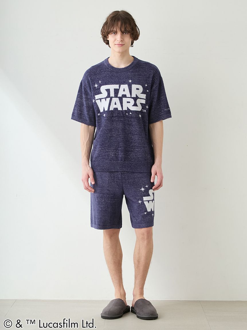STAR WARS】【メンズ】スムーズィーロゴジャガードハーフパンツ(ハーフ